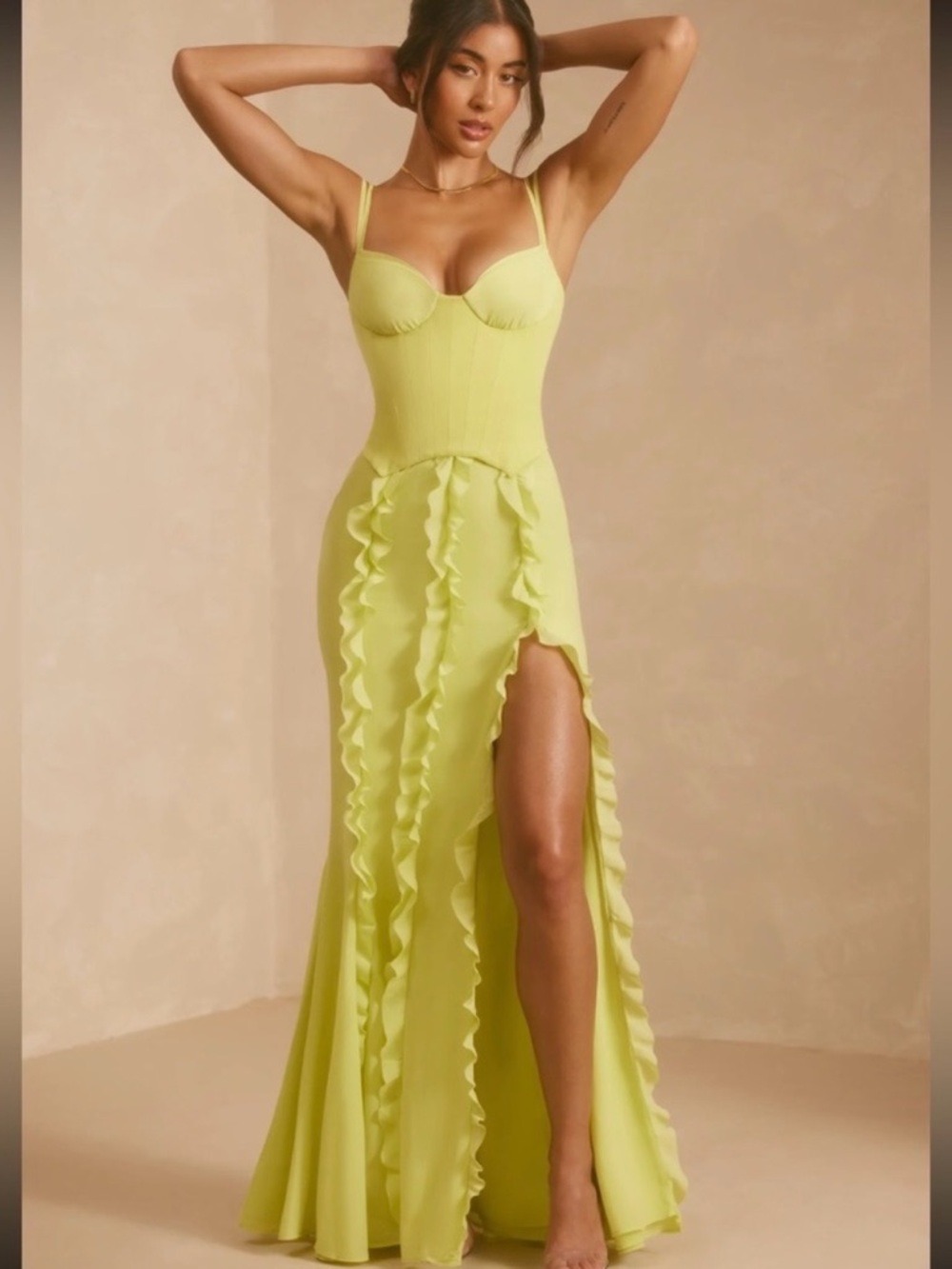 OH POLLY NEON MAXI DRESS